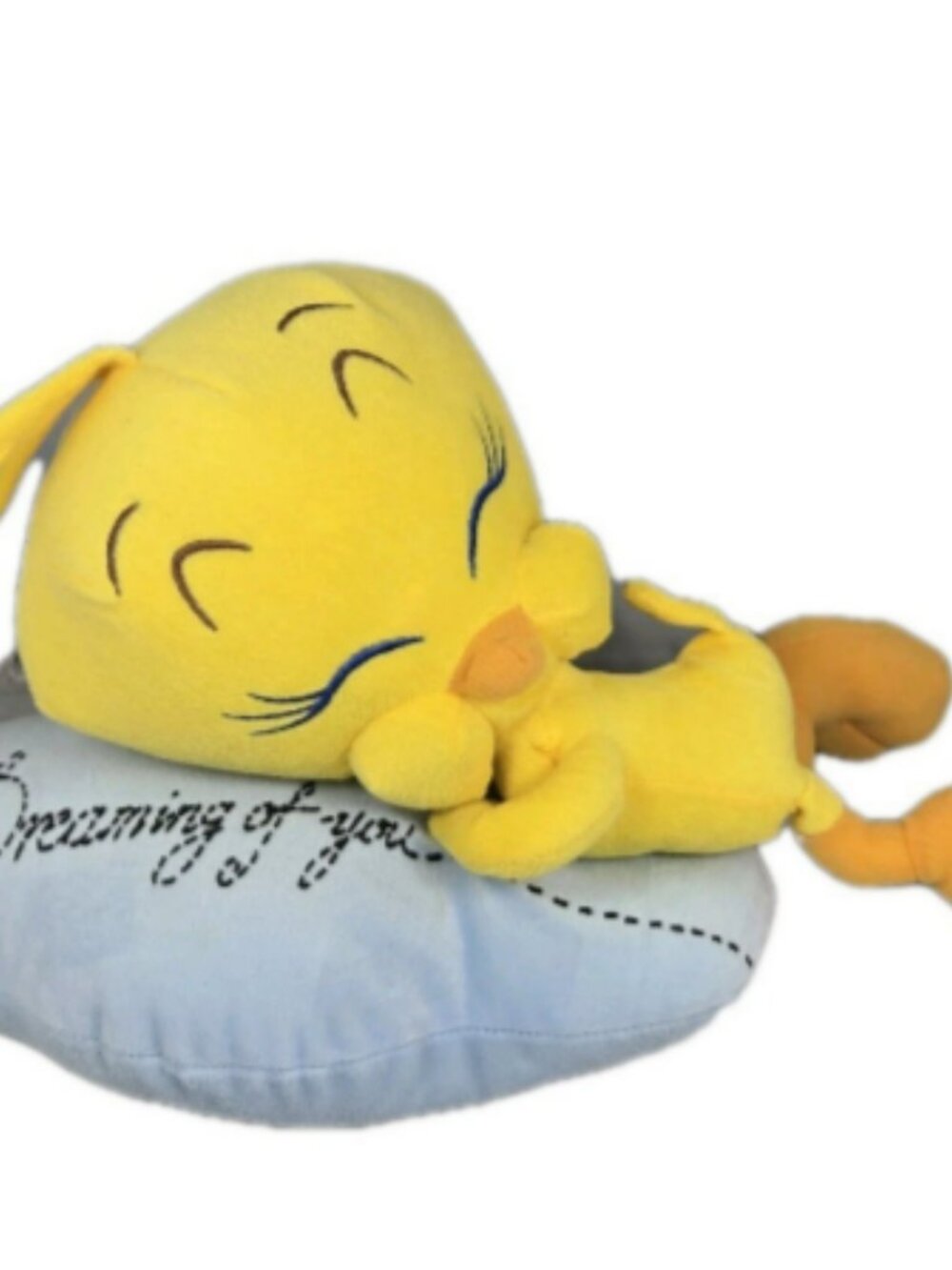 VTG HTF Tweety Bird Plush Looney Tunes Dreaming of You Cloud Pillow Sleeping